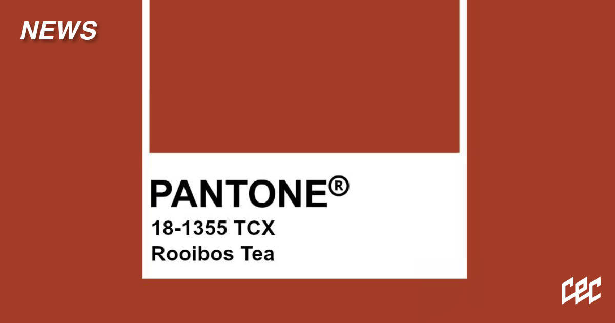 Rooibos Tea' announced as one of the Pantone® Top 10 Colours Chosen For  Spring 2024 at New York Fashion Week - CEC