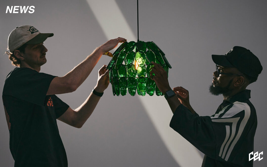 Deji Dada and Matthew Edwards launch ‘Waste-to-Wear’ with Heineken, creating beauty from discarded bottles
