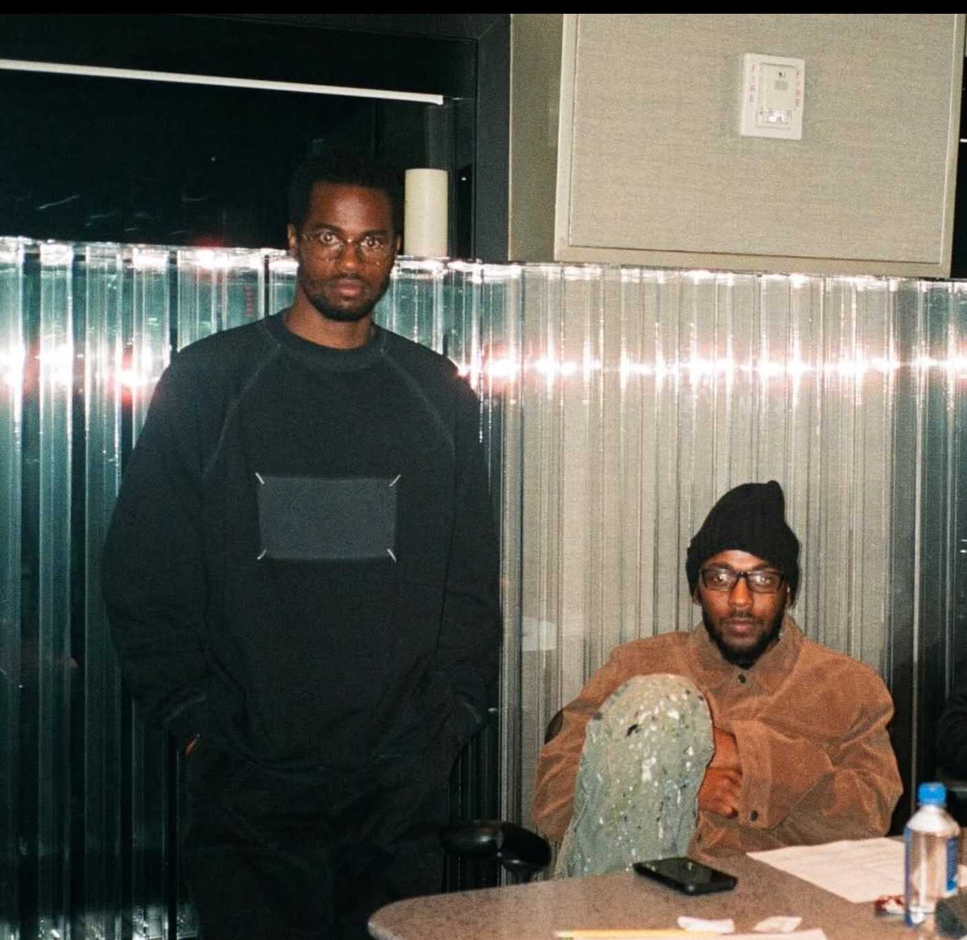 Kendrick Lamar and Dave Free, via @pglang IG
