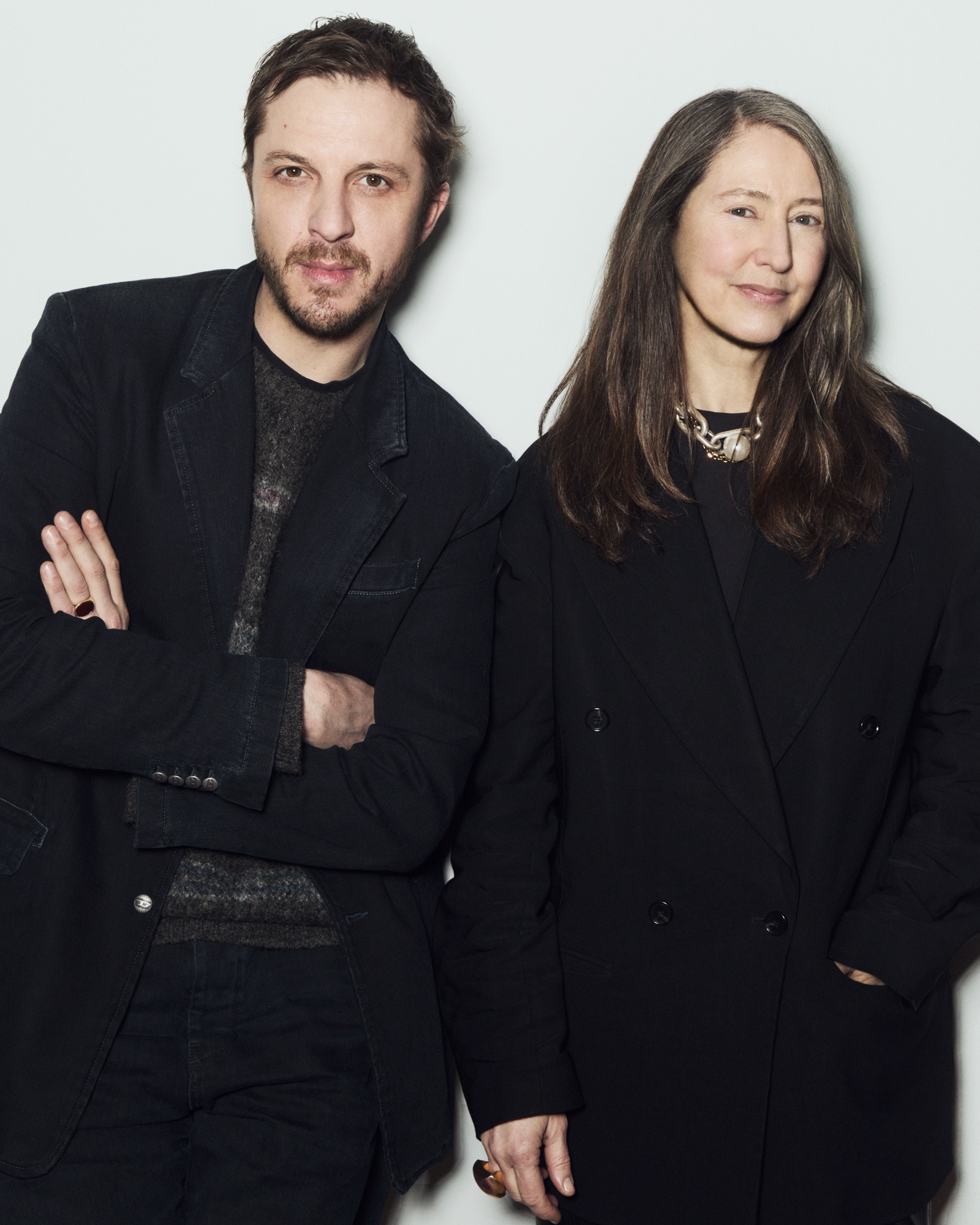Glenn Martens with H&M's Ann-Sofie Johansson