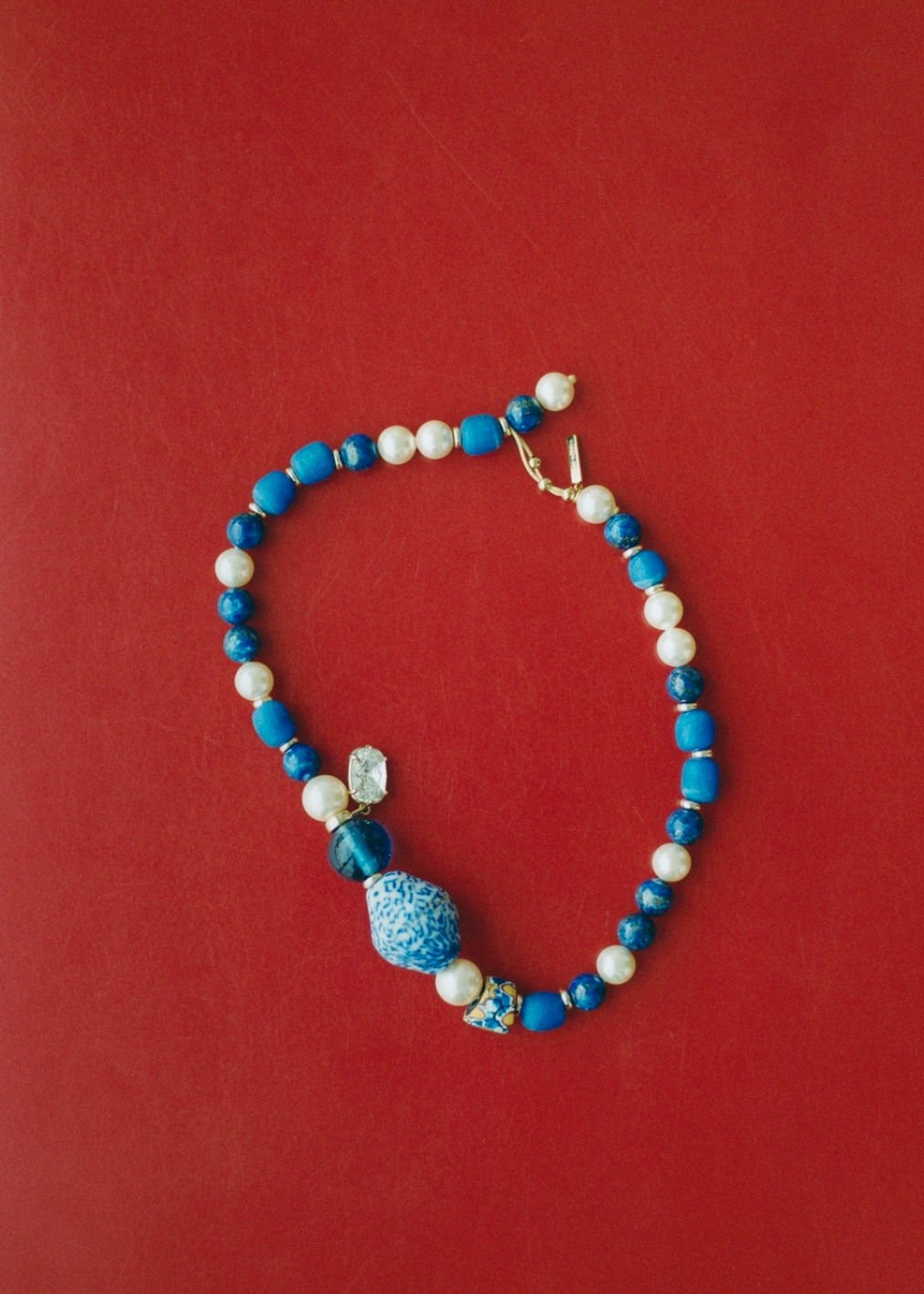 glass beads and Swarovski crytal necklaces, via @walesbonner IG(1)